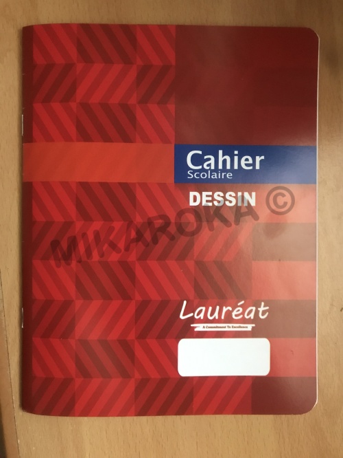 Cahier de dessin 16 pages petit format Lauréat