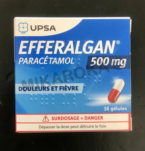 Efferalgan 500mg gélules