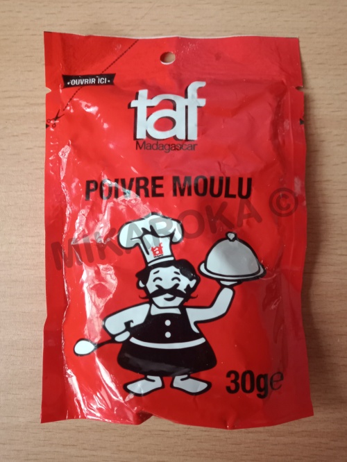 poivre moulu taf 30g