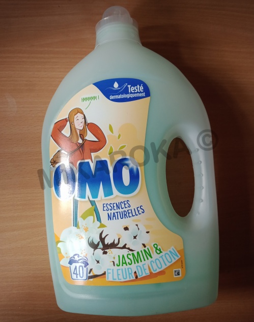 Lessive liquide jasmin et fleur de coton Omo