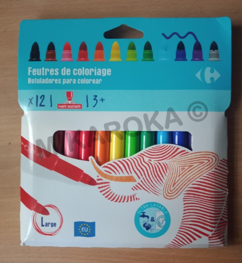 Feutres de coloriage Carrefour