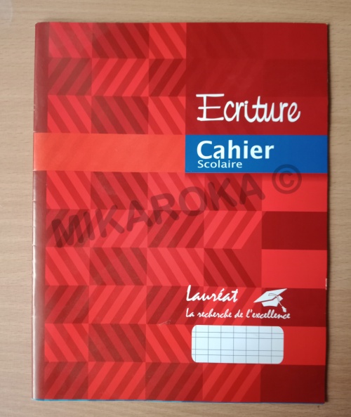 Cahier Ecriture Lauréat