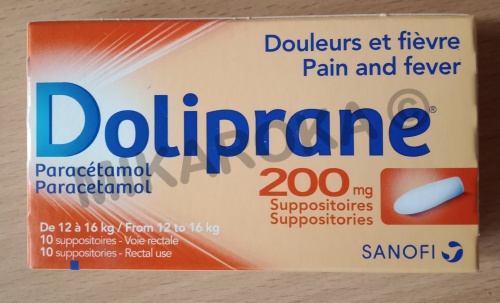 Doliprane suppositoire 200mg