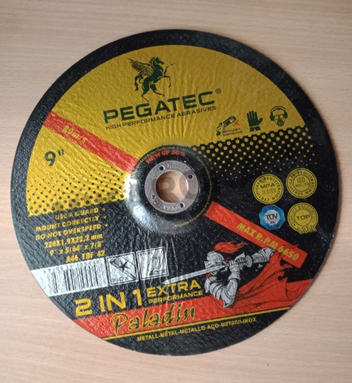 Disque à tronçonner pour métal Pegatec