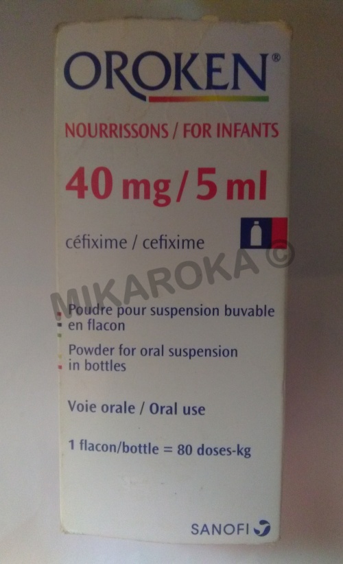 OROKEN Nourrissons 40mg/5ml