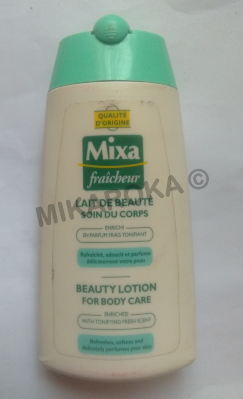 Lait de beauté Mixa fraicheur 100ml