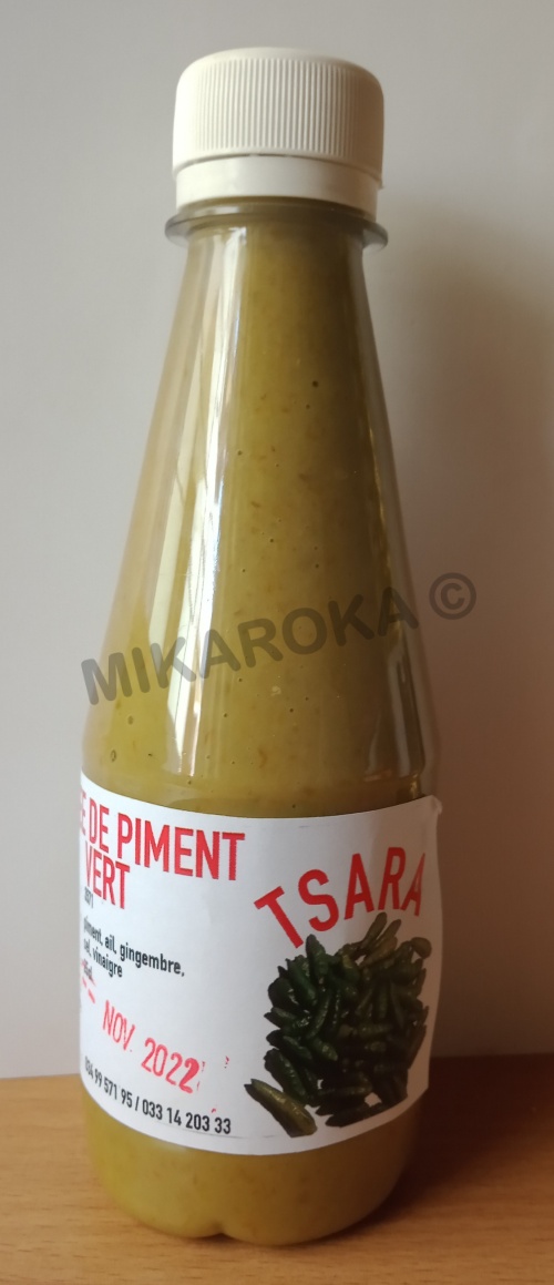 Purée de piment vert Tsara