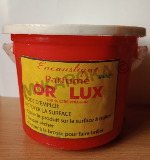 Encaustique parfumé or lux jaune