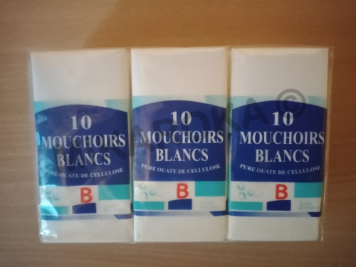 mouchoir Blanc paquet de 6