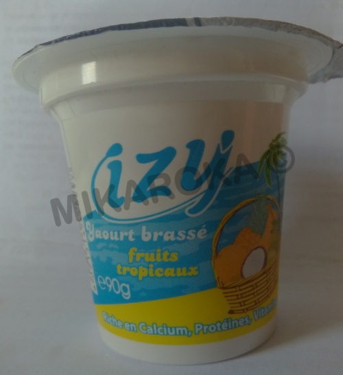 Yaourt brassé Izy fruits tropicaux