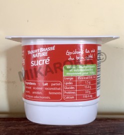 Yaourt nature sucré 125g Yoplait