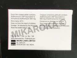 Azilide 500 comprimés