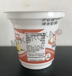 Yaourt aromatisé vanille 100g Iti