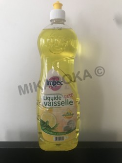Liquide vaisselle Impec parfum menthe citron 1L