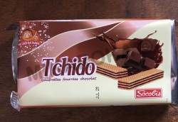 Tchido gaufrettes fourrées chocolat