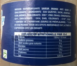 Caprice orange en bouteille PET 50cl