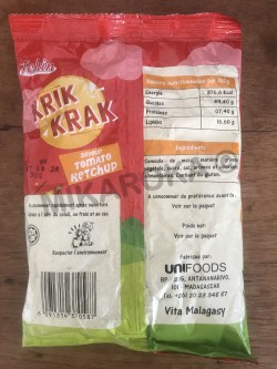 Krik Krak saveur Tomato ketchup 50g