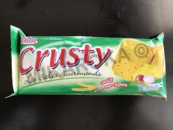 Crusty 15  biscuits salés goût fromage oignon