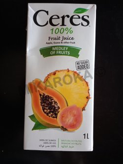 jus de fruit ceres 100% medley of fruits