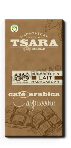 Chocolat en tablette Tsara café arabica cappuccino