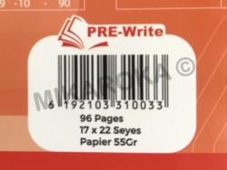Cahier 96 pages petit format Collection PRE-Write