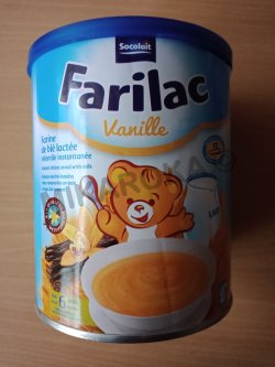 farilac vanille 400g en boite