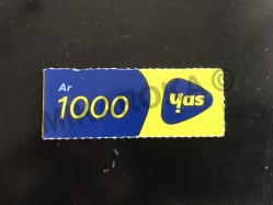 crédit Yas 1000Ar carte à gratter