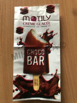 Crème glacée motily choco bar