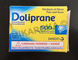 Doliprane 500 mg poudre pour solution buvable