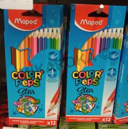 Crayons de couleur Maped color'peps star