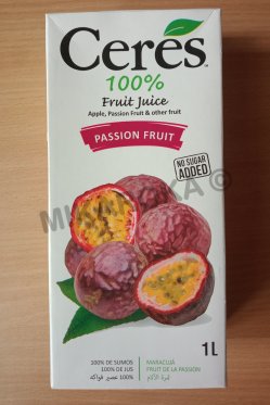 jus de fruit ceres 100% fruit de la passion