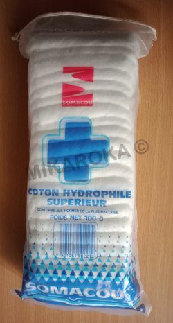 coton hydrophile superieur 100g