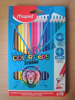 Crayons de couleur Maped color'peps strong
