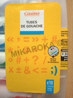 Tubes de Gouache Casino