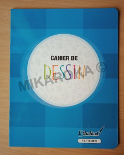 Cahier de dessin l'étudiant