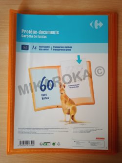 Protège documents Carrefour