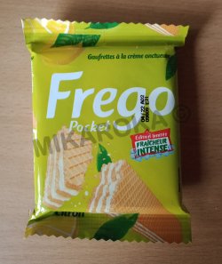 Gaufrette Frego pocket citron