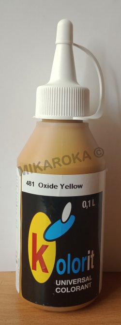 Teinte Kolorit jaune oxyde 100ml