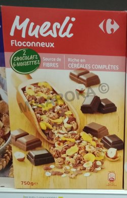 Céréales Muesli floconneux Carrefour
