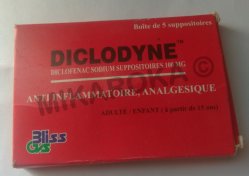 Diclodyne suppositoire 100mg