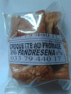 Croquette au fromage Fandresena