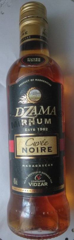 Rhum Dzama Cuvée Noire 35cl