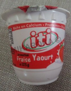 Yaourt aromatisé Iti fraise