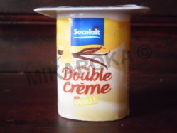 Yaourt double crème vanille Socolait