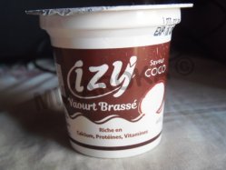 Yaourt brassé Izy coco